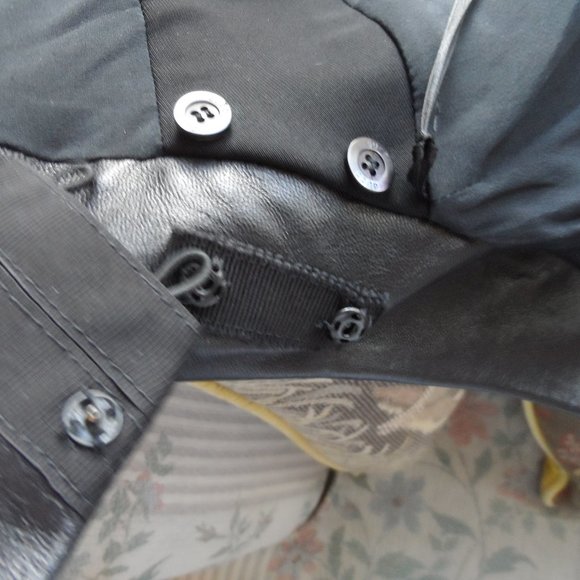 Gucci Black 100% Silk Dress with Lamb Leather Trim Size IT 42 - US 6 - Picture 12 of 16